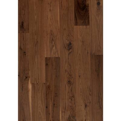 American Walnut Hearth 5/8 in. Thick x 7 in. Wide x Varying Length Engineered Hardwood Flooring (28 sq. ft./case)