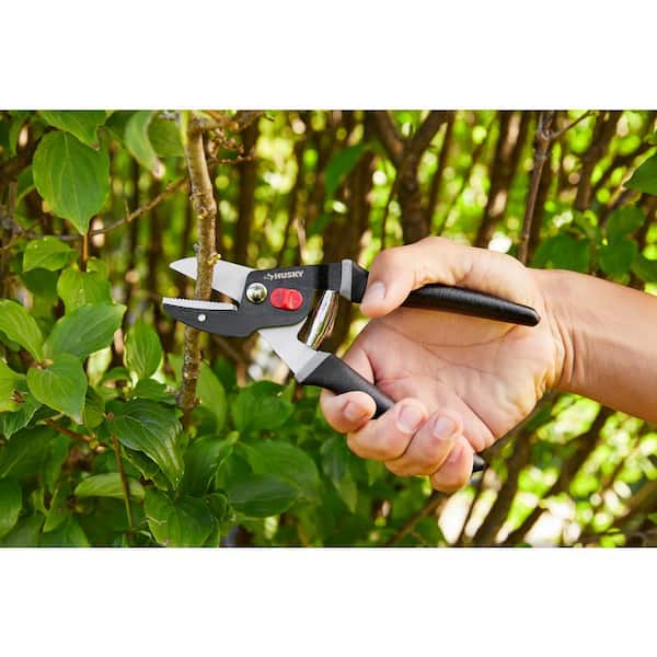 Husky 8 in. Multipurpose Garden Pruning Scissors Husky-9 - The Home Depot