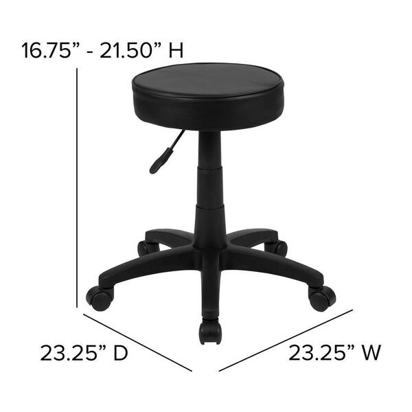 Height adjustable office discount stool