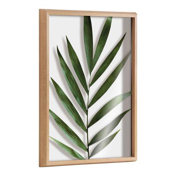 Kate and Laurel Botanical 5f by Amy Peterson Framed Nature Printed Glass Wall Art Print 24.00 in. x 18.00 in.
