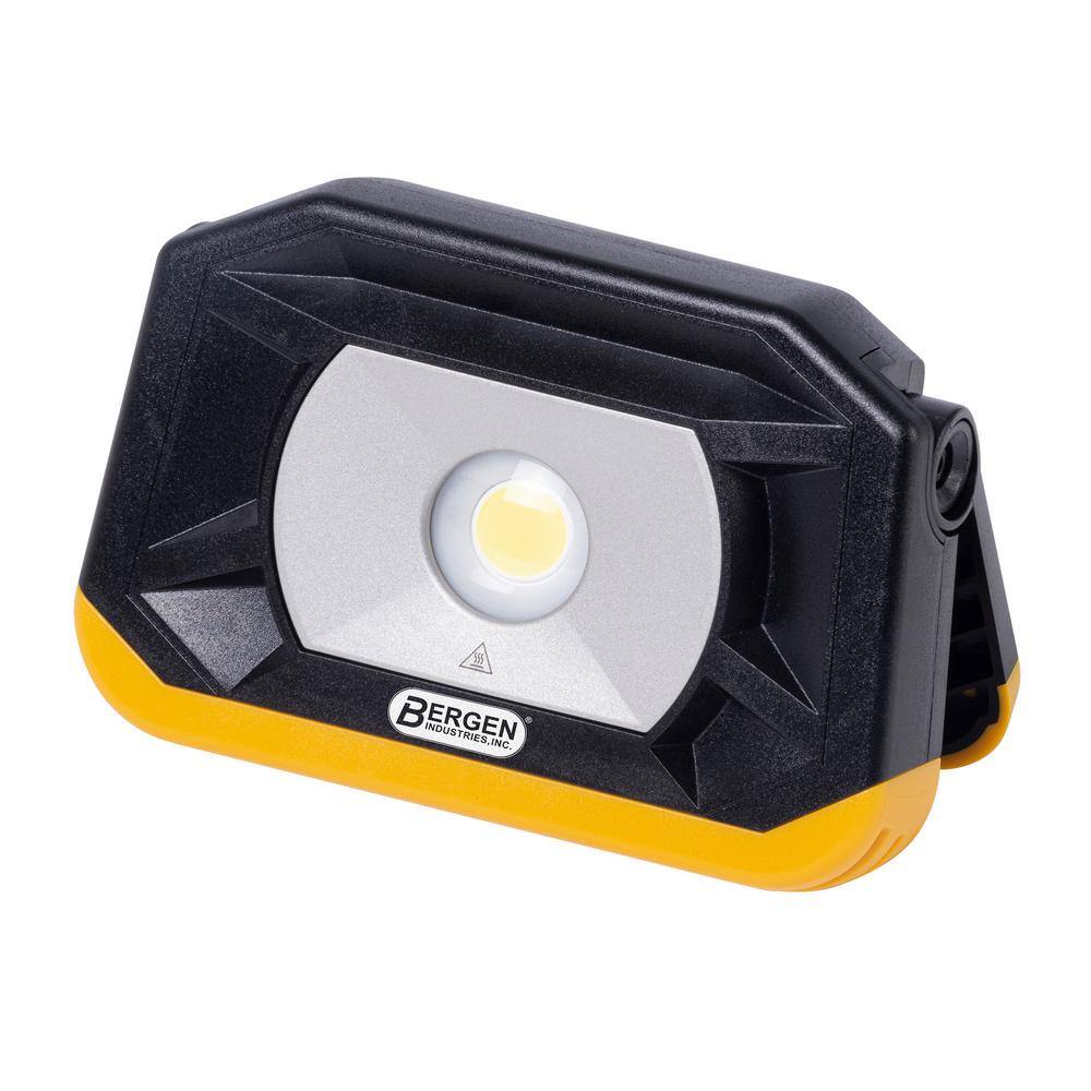 Bergen Industries 10-Watt LED Mini Work Light with Built-in Battery and USB Charger -  DC-15