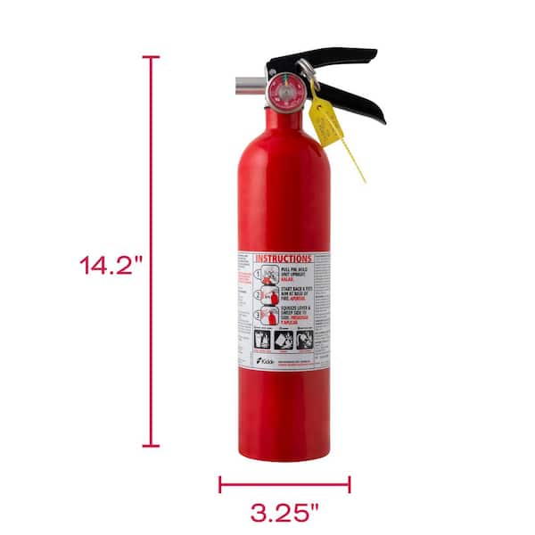 AMEREX 4-A:80-B:C 10 lbs. ABC Dry Chemical Fire Extinguisher B456 - The  Home Depot