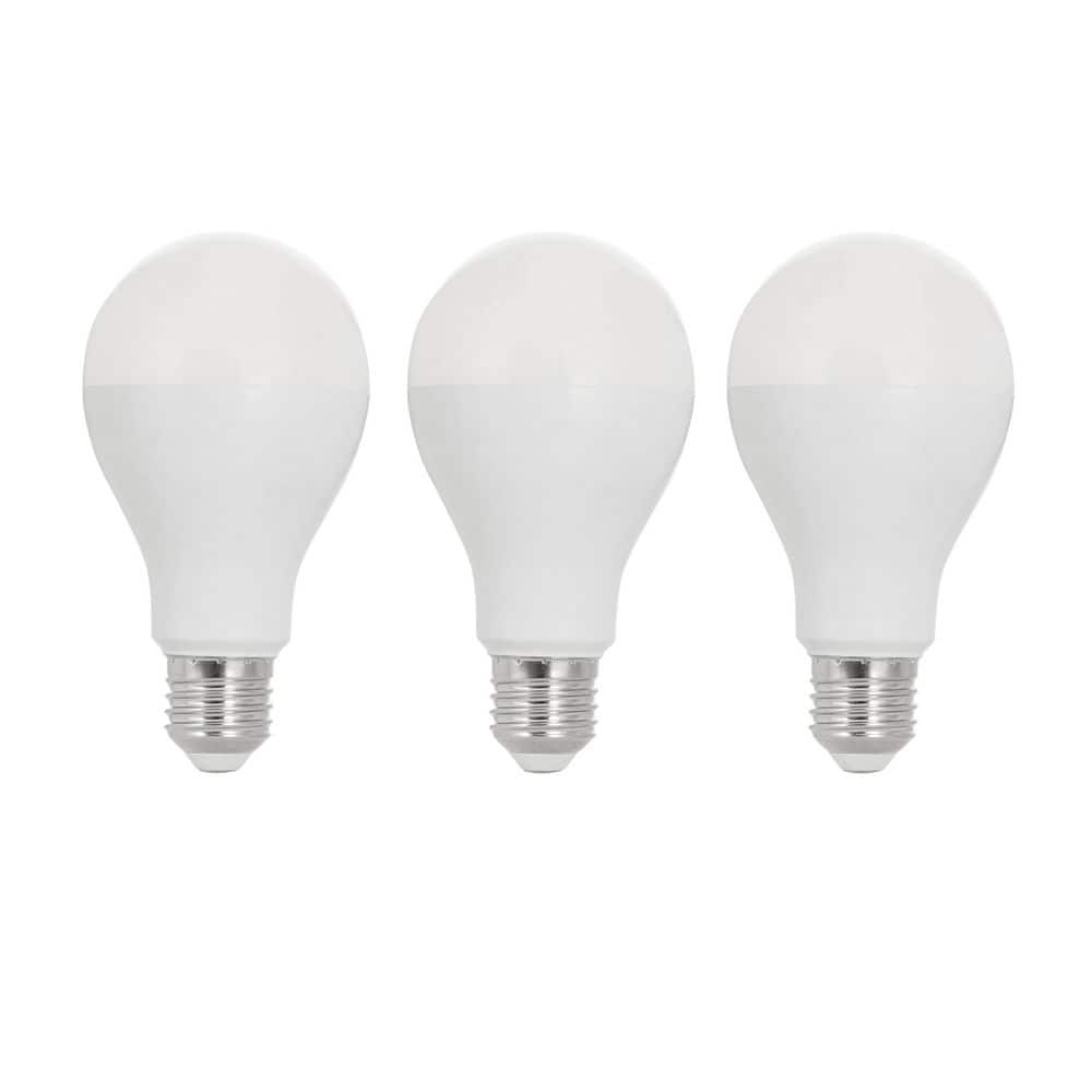 150-Watt Equivalent A21120V, 220 Degree Beam, Dimmable 2600 Lumens, E26 Medium Base LED Light Bulb in 5000K (3-Pack) price history on PriceWatchPro