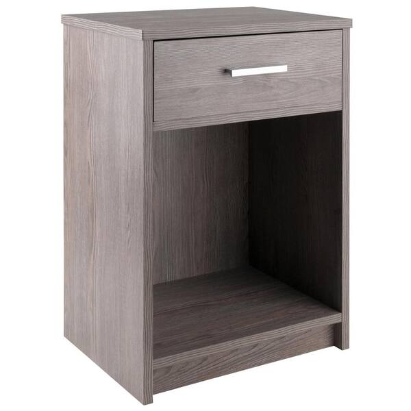 WINSOME WOOD Rennick 15.75 in. W Oyster Gray Rectangle Accent Table - image 4