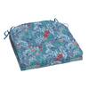 Hampton Bay 20 in. W x 20 in. D Universal Outdoor Seat Pad in Winifred Floral HR0NE06B-9D6
