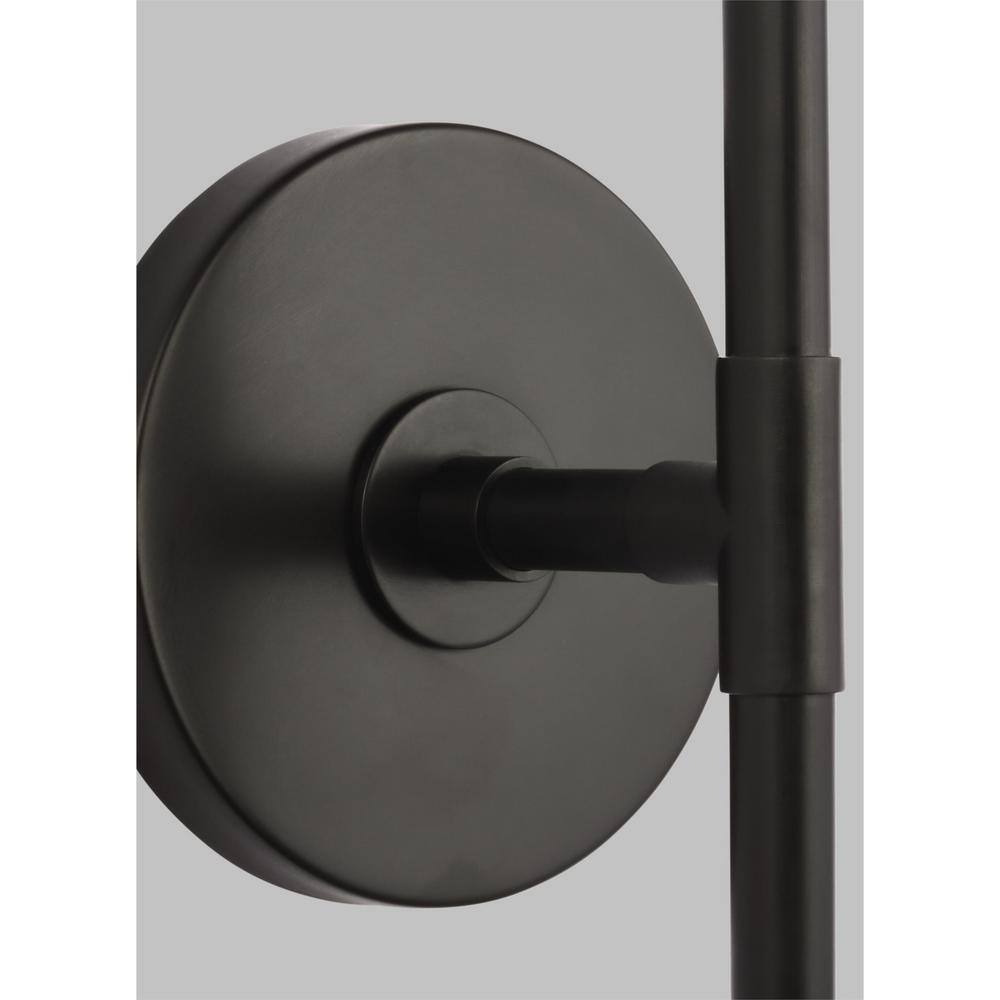 Bayview Aged Iron Dimmable Outdoor Wallchiere, 24.38"