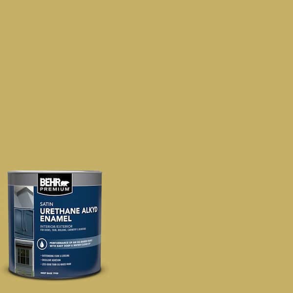 BEHR PREMIUM 1 qt. #BIC-41 Champagne Grape Satin Enamel Urethane Alkyd Interior/Exterior Paint