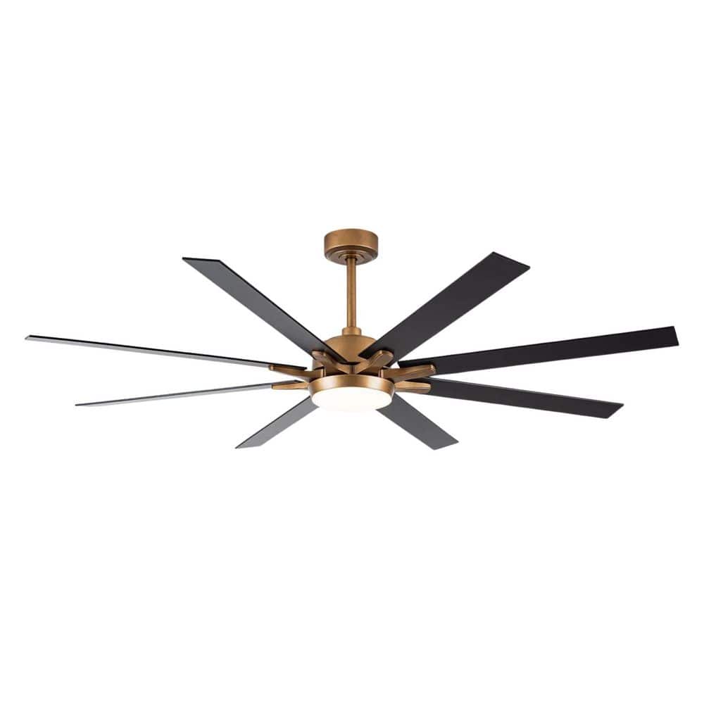 SkyFan Procyon 65 in. 8-Blade Color Changing LED Gold Plug and Play Ceiling Fan price history on PriceWatchPro