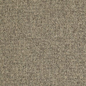 Burana - Fortune Cookie - Brown 19 oz. SD Olefin Berber Installed Carpet