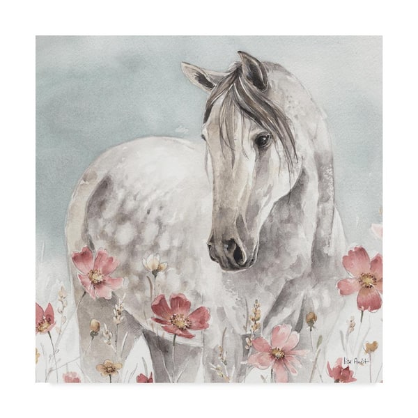 Trademark Fine Art 14 in. x 14 in. Wild Horses Iv by Lisa Audit