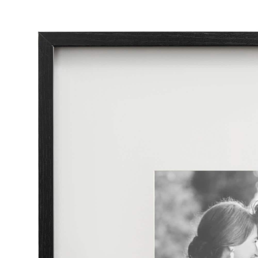 Black Wood Wall Picture Frame Set of 3