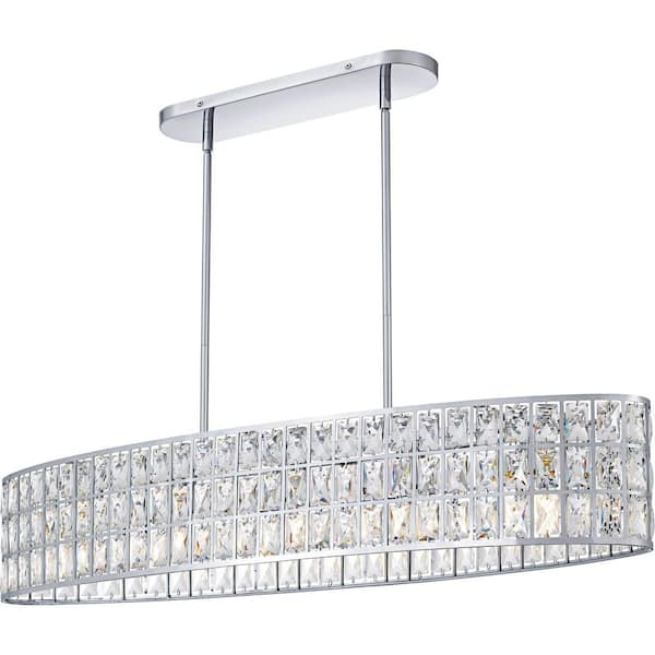 Quoizel Gibson 5-Light Polished Chrome Chandelier