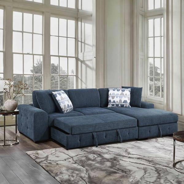 Lazzara Laconia 115 in. Straight Arm 2-Piece Chenille