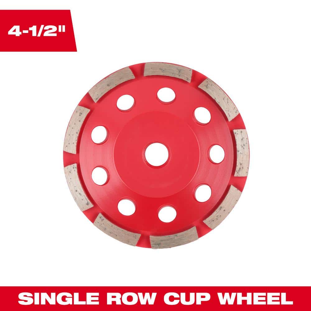 4.5 in. Diamond Cup Wheel Single Row price history on PriceWatchPro