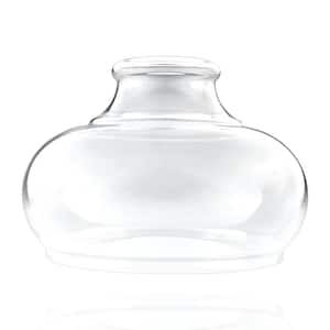 Harlow 6 in. Clear Glass Bell Pendant Shade with 1.625 in. Neckless Fitter
