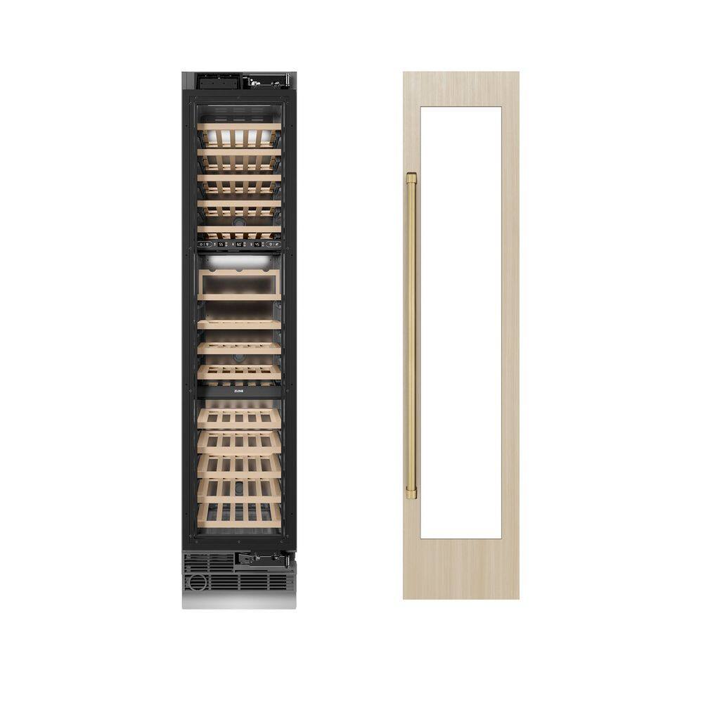Autograph Edition 18 in. 68-Bottle Right Hinge Column Wine Cooler with Panel Ready Door and Champagne Bronze Accents price history on PriceWatchPro