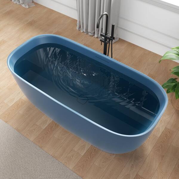 ANZZI Piete Series 68 x 32 Soaking Flat Bottom Freestanding
