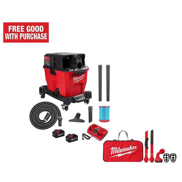 Milwaukee 49-90-2019A AIR-TIP 3-Piece Automotive Vacuum Tool Attachment Kit – Red, 7.4 Lbs, New