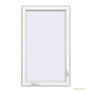 35.5 in. x 59.5 in. V-4500 Series White Vinyl Right-Handed Casement Window with Fiberglass Mesh Screen