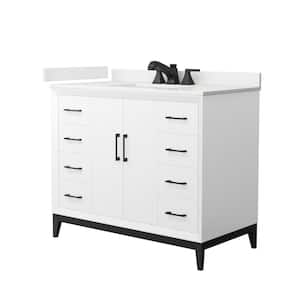 Wyndham Collection Amici 60 in. W x 22 in. D x 35.25 in. H Single Bath ...