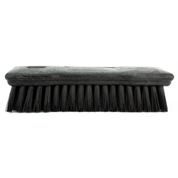 Comfort Grip 8", Hand Scrub Brush, Black, 6 pack