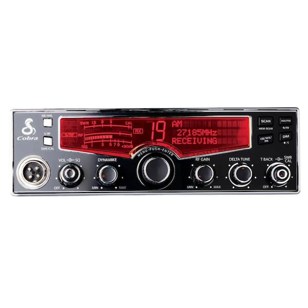 Cobra 29 LX AM/FM CB Radio in Black CCBP29LX01 - The Home Depot