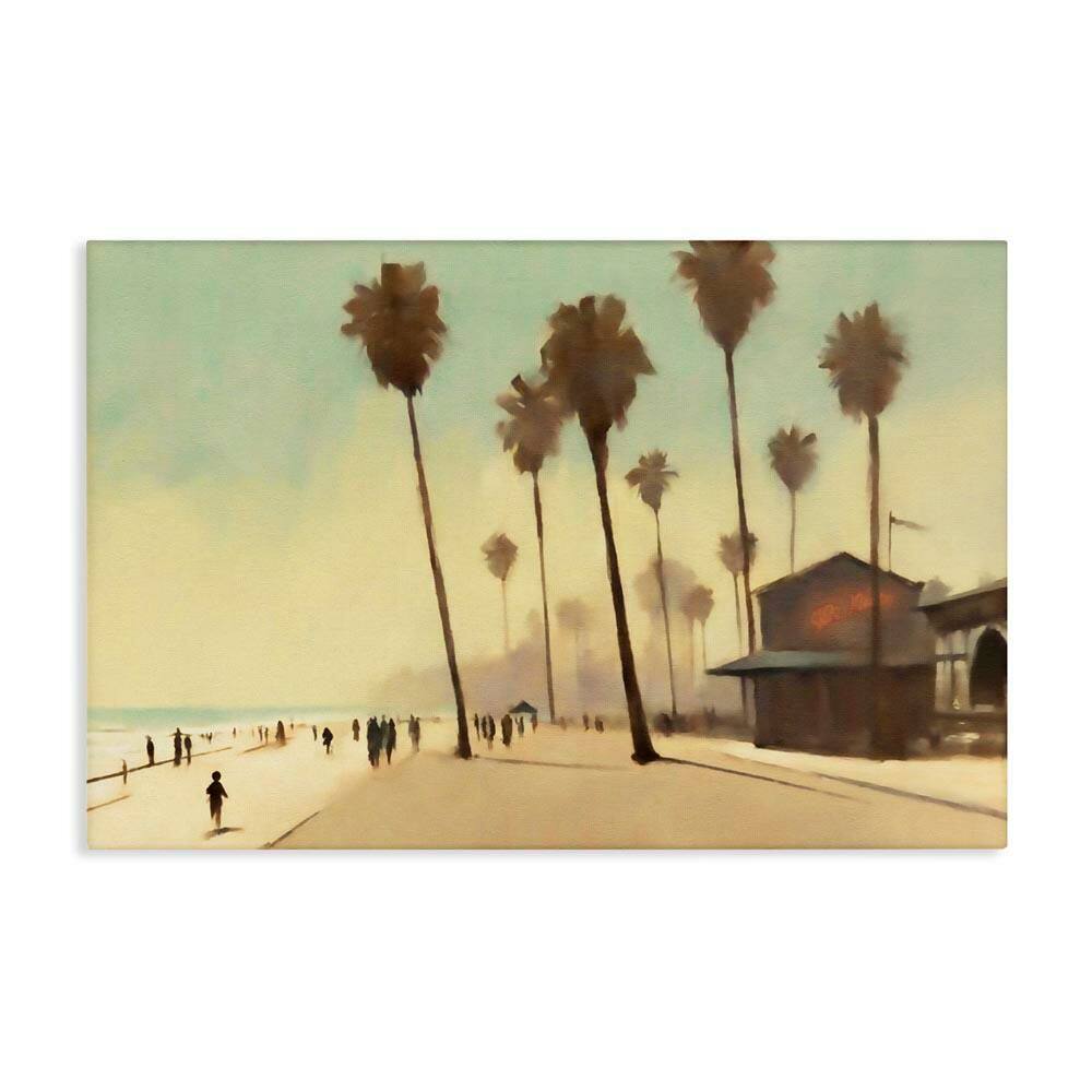 Tropical Promenade Landscape by Noah Bay Unframed Nature Graphic Art Print 24 in. x 36 in. price history on PriceWatchPro