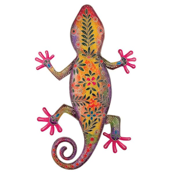 Regal Art & Gift Maha Gecko Wall Decor 24 in. Pink