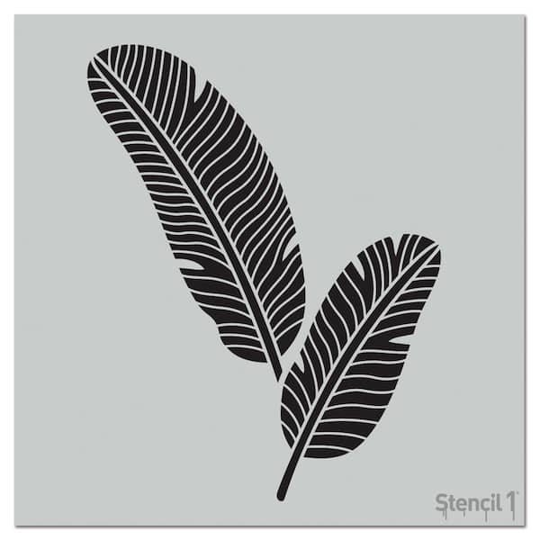 Designer Stencils Graphic Leaf Stencil (10 Mil Plastic)