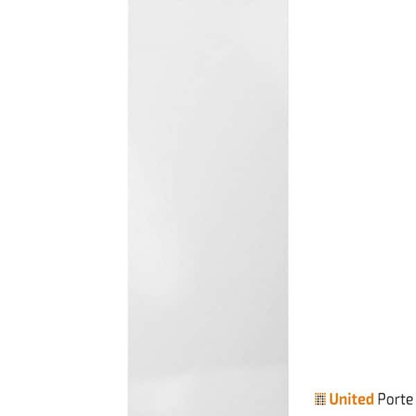 0010 30 in. x 84 in. Flush No Bore Solid Core White Finished Pine Wood Interior Door Slab