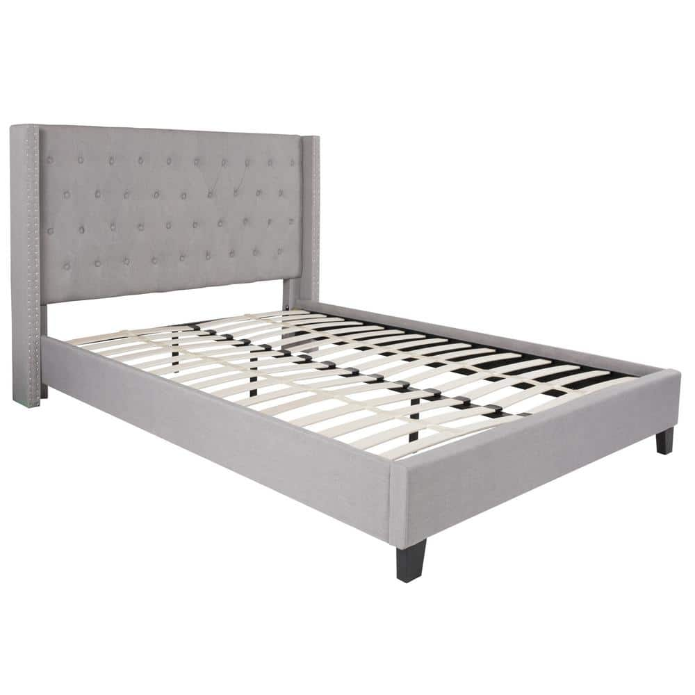 Flash Furniture Gray Queen Platform Bed CGA-HG-228491-LI-HD - The Home ...