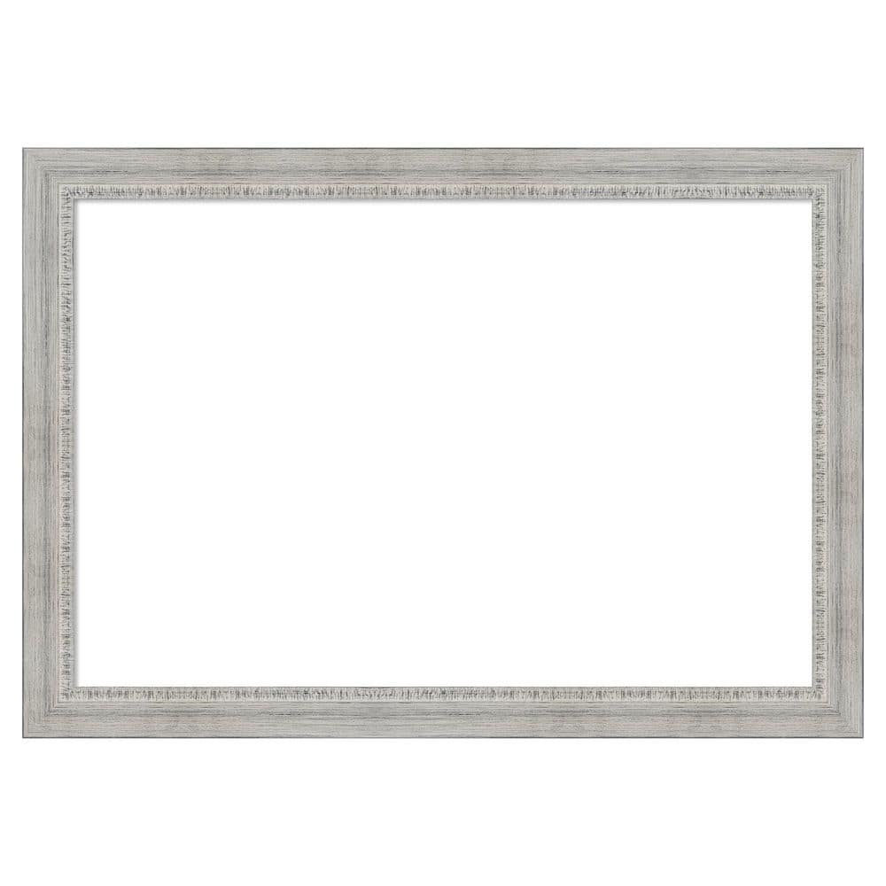 Rustic White Wash 40 in. x 28 in. Wood Framed Dry Erase Magnetic Memo Board price history on PriceWatchPro