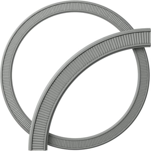 Ekena Millwork 39-1/2 in. Nevio Ceiling Ring (1/4 of Complete Circle)
