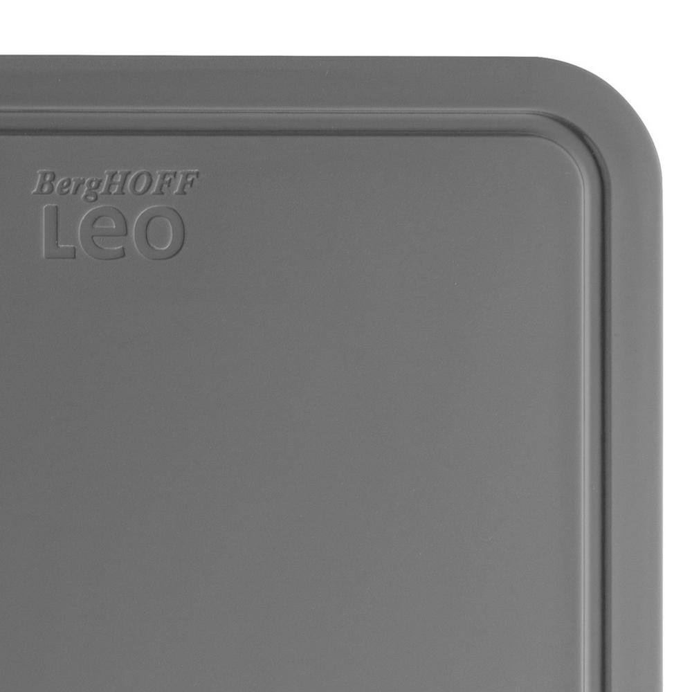 Gray Polypropylene Rectangular Cutting Board Set, 12.5"