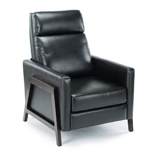 Maxton Black Push Back Recliner