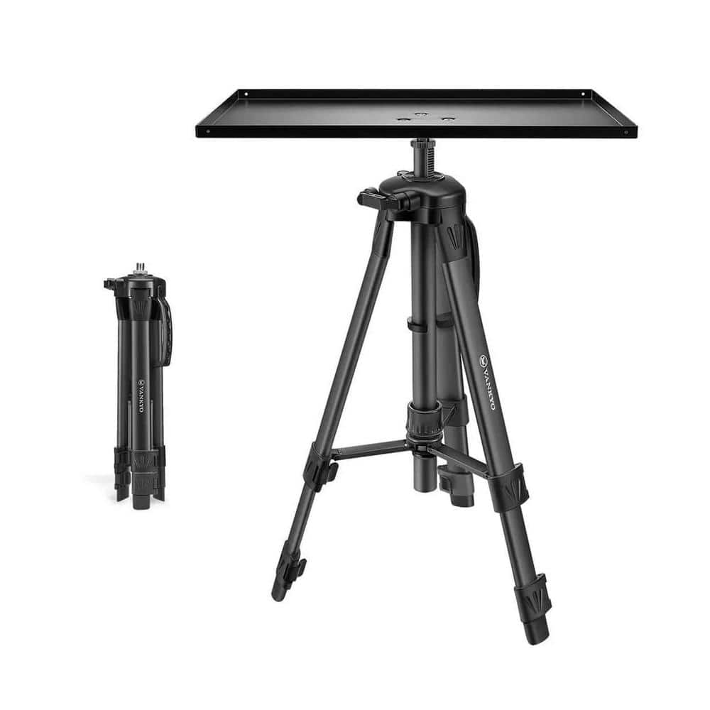 vankyo Aluminum Tripod Projector Stand - Black - Screen Not Included ...