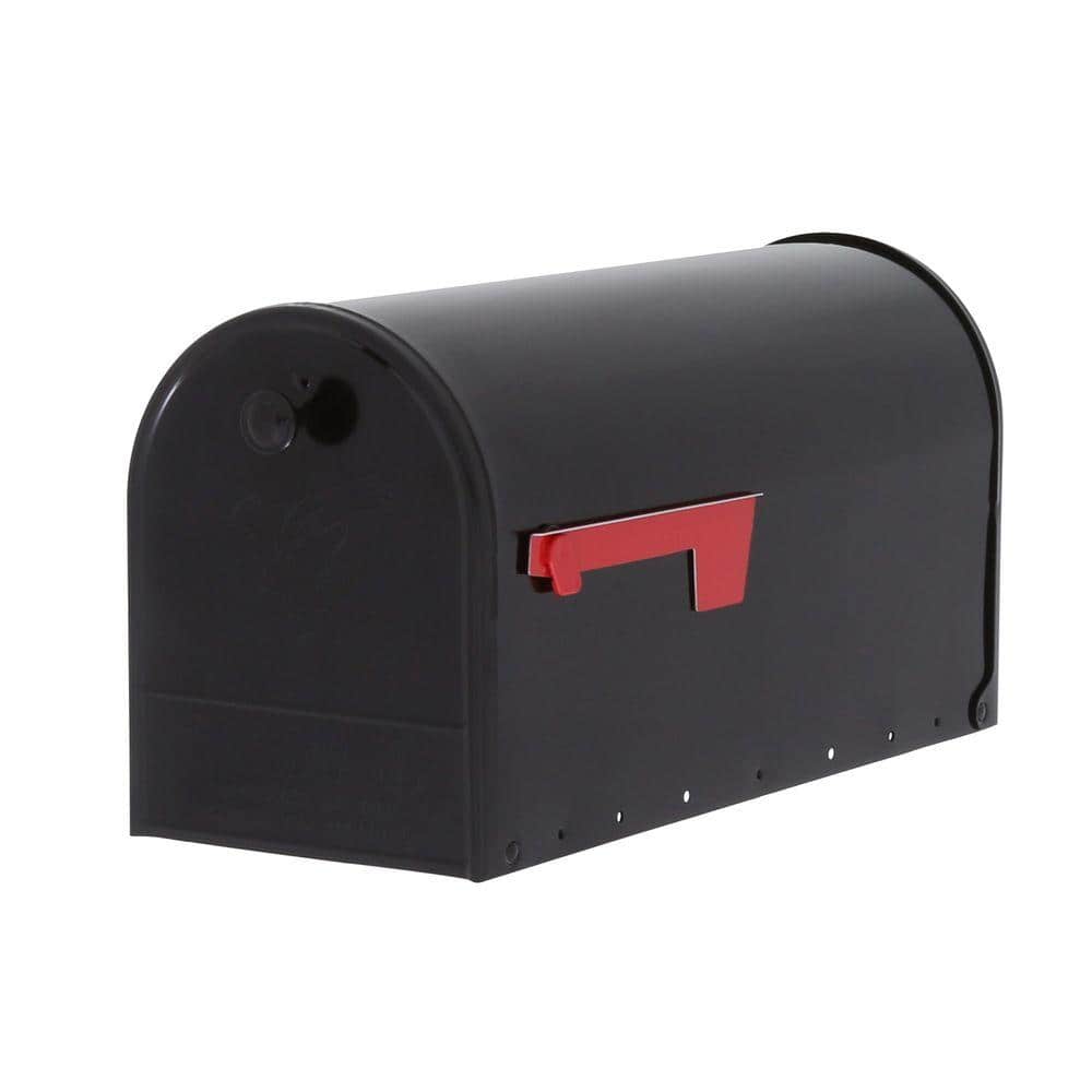 Oversized Rear Access Mailboxes Gibraltar Mailboxes Elite Plus Double Door Steel Post-Mount Mailbox ...