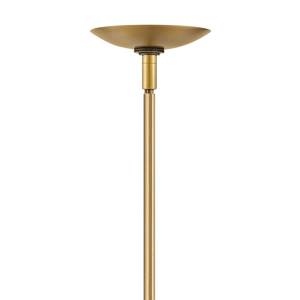 Heritage Brass Clear Globe Pendant with LED - 14" x 13.5"