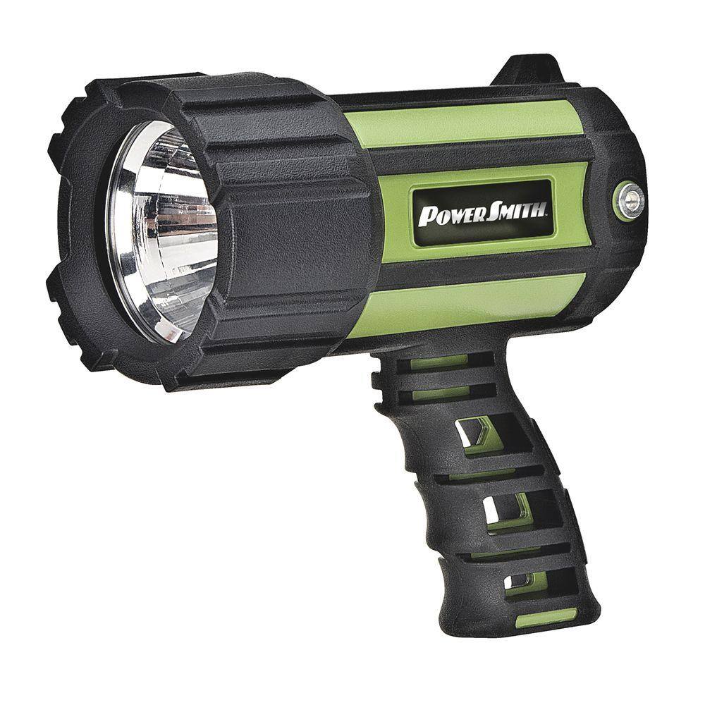 PowerSmith 700 Lumen Floatable Waterproof Lithium-Ion LED Spotlight  Flashlight with Ergonomic Handle and Charger PSL10700W The Home Depot