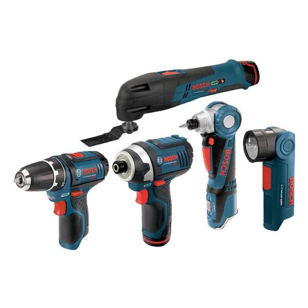 Bosch 12-Volt Max Lithium-Ion Combo Kit (5-Tool)