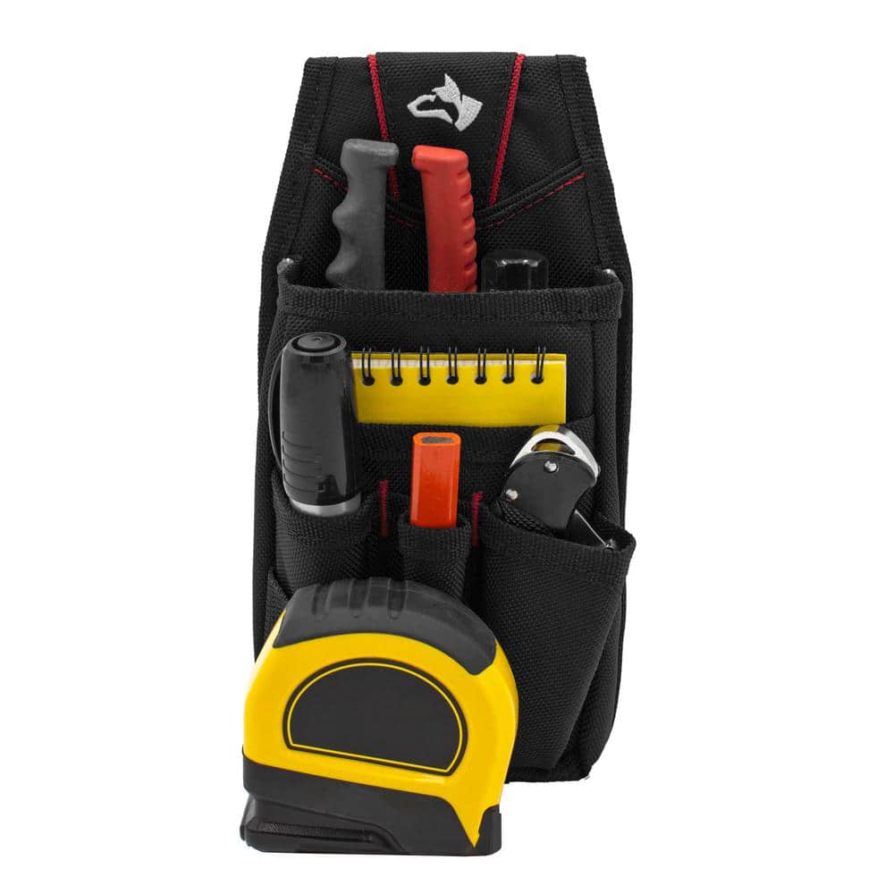 Husky 7Pocket Black Utility Tool Pouch HD2066 The Home Depot