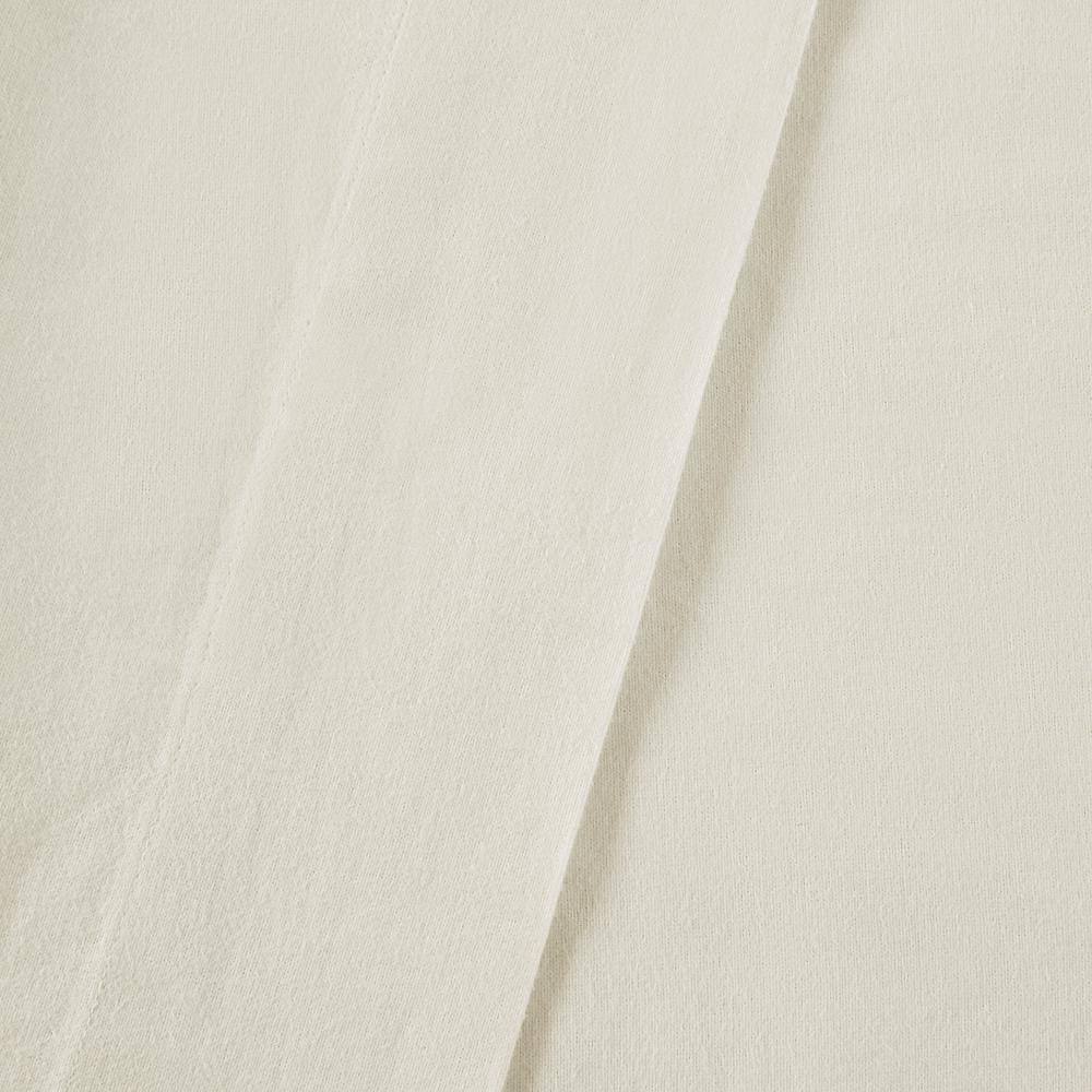 Ivory Queen Cotton Flannel 4-Piece Sheet Set