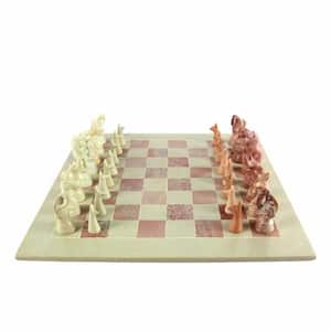 Trademark Games Modern Chess Set - Acrylic Chess Board With 32 Colorful Game  Pieces - Unique Tabletop Decor Item With Functional Gameplay : Target