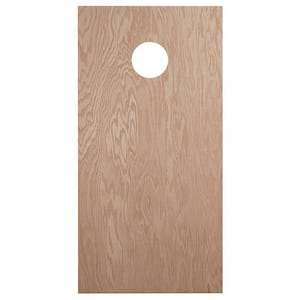 1/2 in. x 2 ft. x 4 ft. Red Oak Plywood Corn Hole Board Top