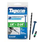 1/4 in. x 2-1/4 in. Star Flat-Head Concrete Anchors (75-Pack)