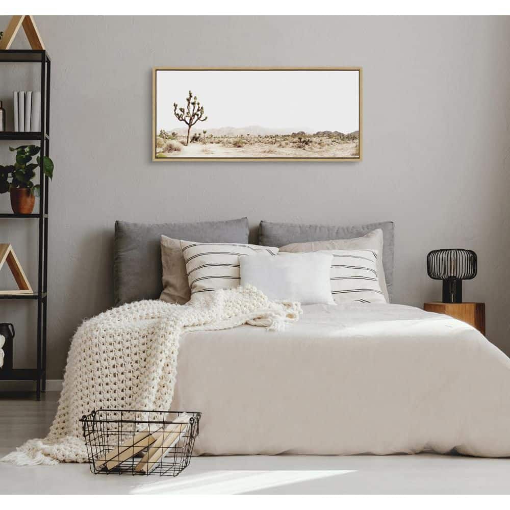 Lone Joshua Tree Desert Landscape Canvas Print