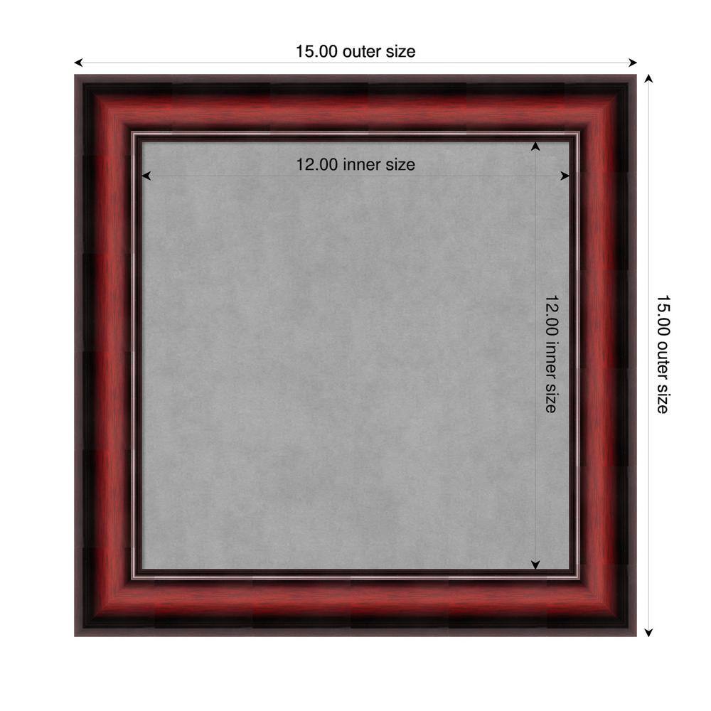 Rubino Cherry Scoop Framed Magnetic Board 12x12
