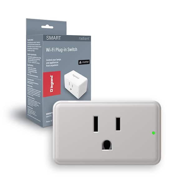 Smart Matter-Enabled 15A Plug-In Switch with Wi-Fi