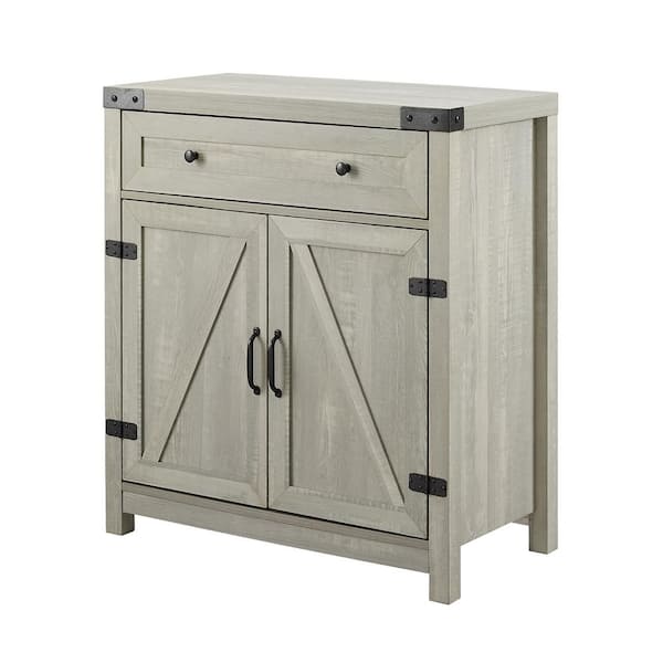 Welwick designs 30 farmhouse deals barn door accent cabinet