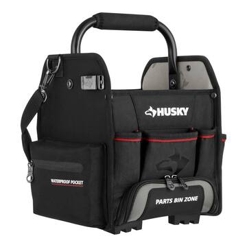10 in. Tool Tote with Integrated Parts Bin Zone